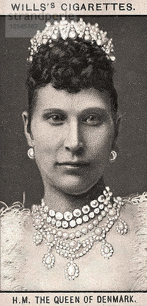 S.M. Die Königin von Dänemark  1908.Künstler: WD & HO Wills