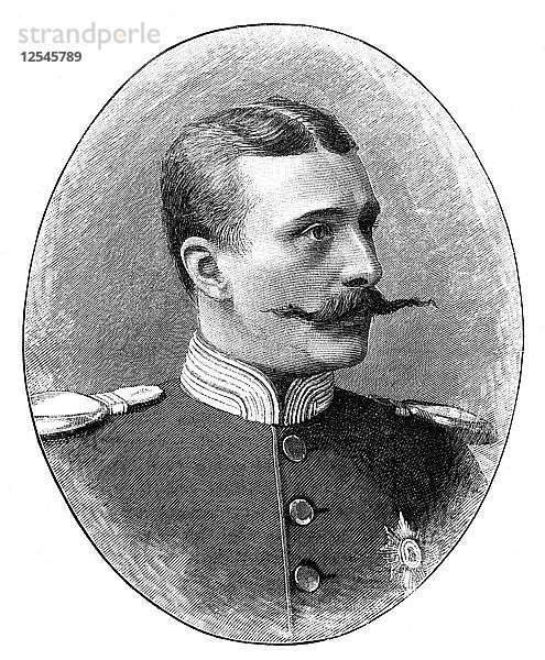 Prinz Heinrich von Battenberg  (1900).Künstler: Theodor Prumm