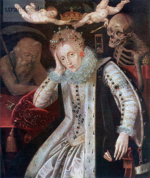 Elisabeth  die müde Herrscherin  um 1610 (1937). Künstler: Unbekannt