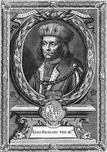 Richard III. von England  (17. Jahrhundert)  Künstler: P. Vanderbanck
