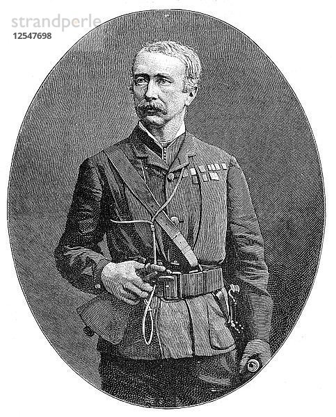 Garnet Joseph Wolseley  1st Viscount Wolseley  in Irland geborener britischer Soldat  1900 Künstler: Fradelle & Young