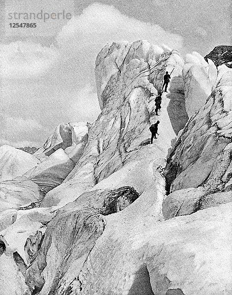 Die Berninakette  Alpen  Anfang des 20. Jahrhunderts. Künstler: Unbekannt