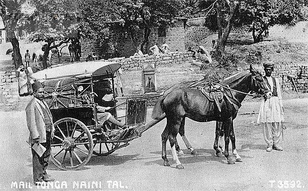 Mail tonga  Nainital  Indien  1917. Künstler: Unbekannt