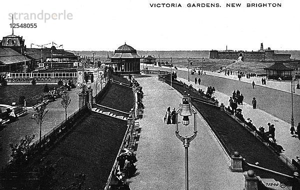 Victoria Gardens  New Brighton  Lancashire  Anfang des 20. Jahrhunderts. Künstler: Unbekannt