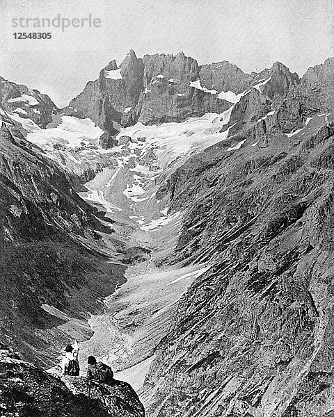 Die Meije  die Alpen  Anfang des 20. Jahrhunderts. Künstler: Unbekannt