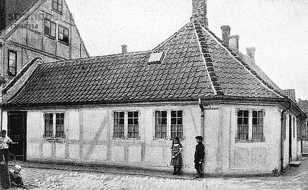 Das Geburtshaus von Hans Andersen  Odense  Dänemark  um 1920. Künstler: Unbekannt