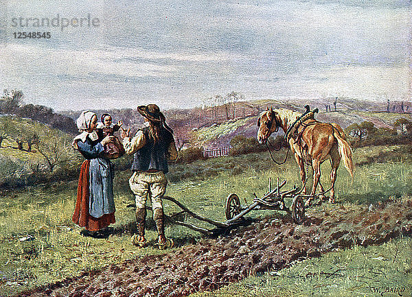 Eine Szene aus der Bretagne  1902-1903. Künstler: Unbekannt