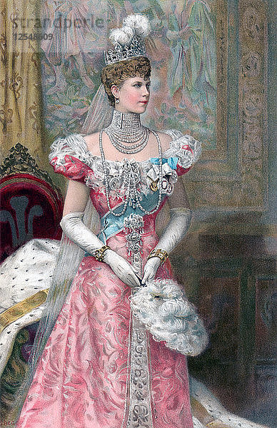 Prinzessin von Wales  1902. Künstler: Unbekannt