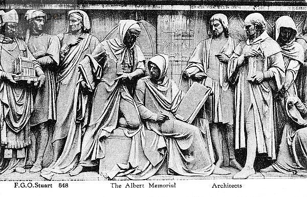Flachrelief aus dem Albert Memorial  London  Anfang des 20. Jahrhunderts. Künstler: Unbekannt