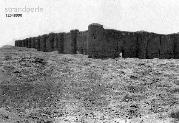 Stadtmauern  Samarra  Mesopotamien  1918. Künstler: Unbekannt