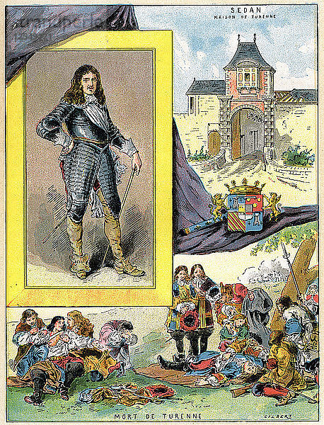 Turenne  Henri de La Tour d?Auvergne  Marschall von Frankreich  1898. Künstler: Gilbert
