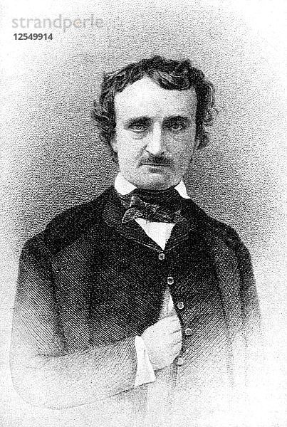 Edgar Allan Poe  Autor von Erzählungen über Mysterien und Phantasie  1923  Künstler: Sammlung Rischgitz