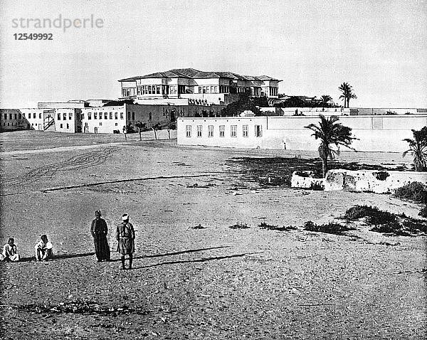 Palast und Harem  Alexandria  Ägypten  1893.Künstler: John L. Stoddard