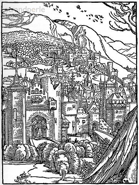 Landschaft  1498  (1936). Künstler: Albrecht Dürer