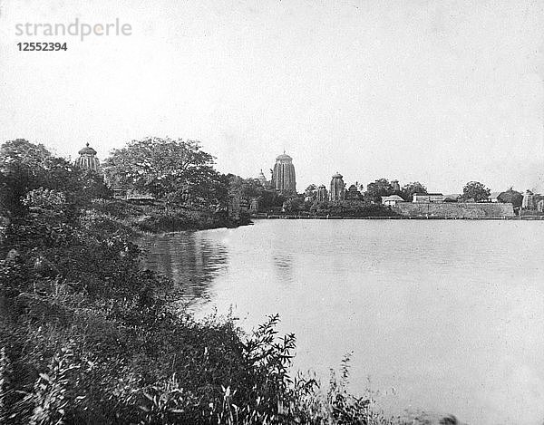 Lingaraj-Tempel  Bhubaneswar  Orissa  Indien  1905-1906.Künstler: FL Peters