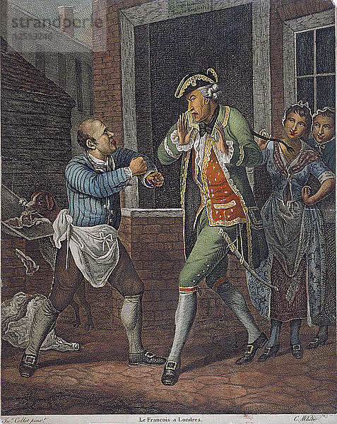 Le Francois in Londres  1770. Künstler: C. White