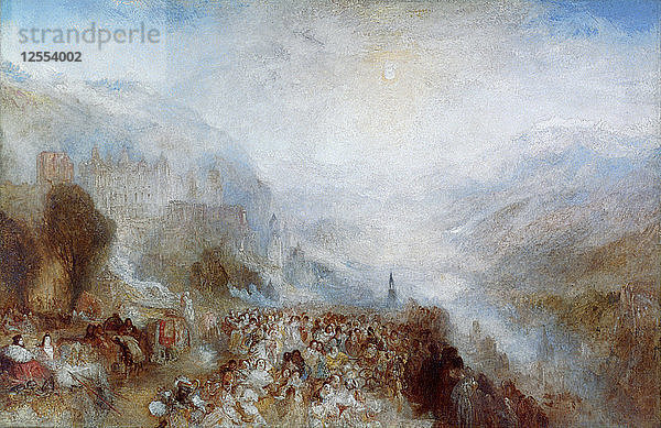 Heidelberg  um 1844-1845. Künstler: JMW Turner