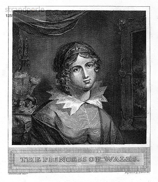 Die Prinzessin von Wales  19. Jahrhundert  Künstler: Edwards