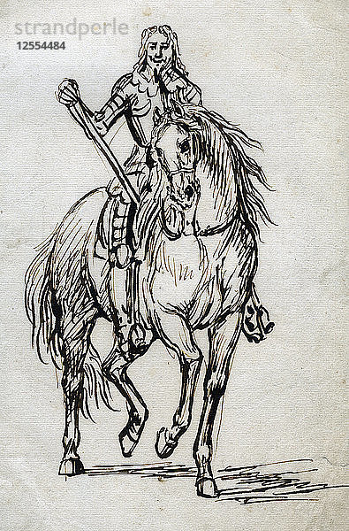 König Karl I. (1600-1649)  17. Jahrhundert. Künstler: Unbekannt
