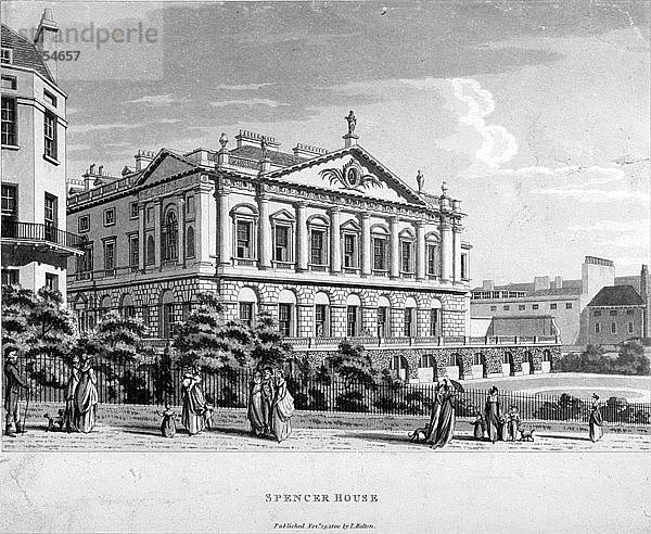 Spencer House  Westminster  London  1800. Künstler: Anon