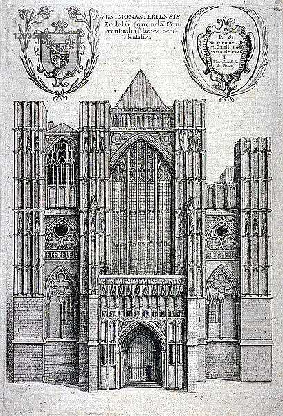 Westminster Abbey  London  um 1650. Künstler: Wenzel Hollar