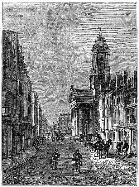 George Street  Hanover Square  London  1800 (1891). Künstler: Unbekannt