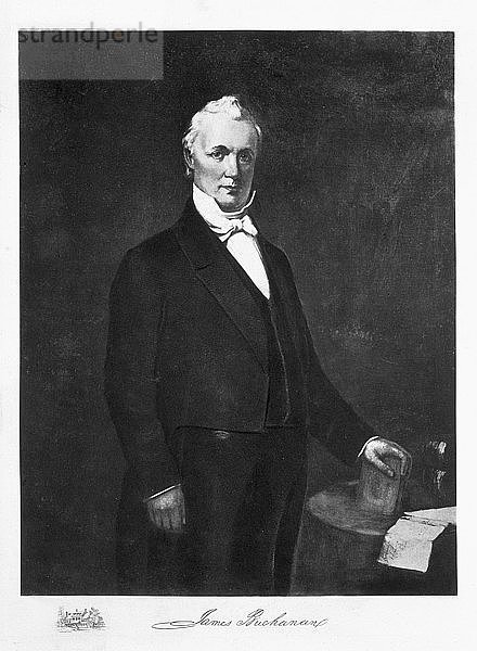 James Buchanan  15. Präsident der Vereinigten Staaten von Amerika  (1901). Künstler: Unbekannt