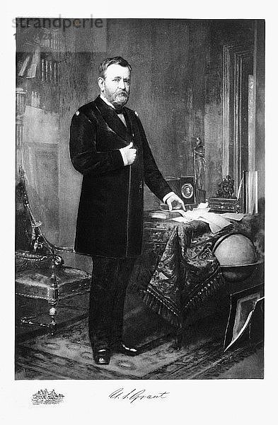 Ulysses S. Grant  18. Präsident der Vereinigten Staaten von Amerika  (1901). Künstler: Unbekannt