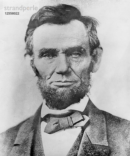 Abraham Lincoln  16. Präsident der Vereinigten Staaten. Künstler: Unbekannt