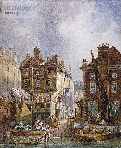 Hungerford Market  Westminster  London  um 1810. Künstler: George Shepheard