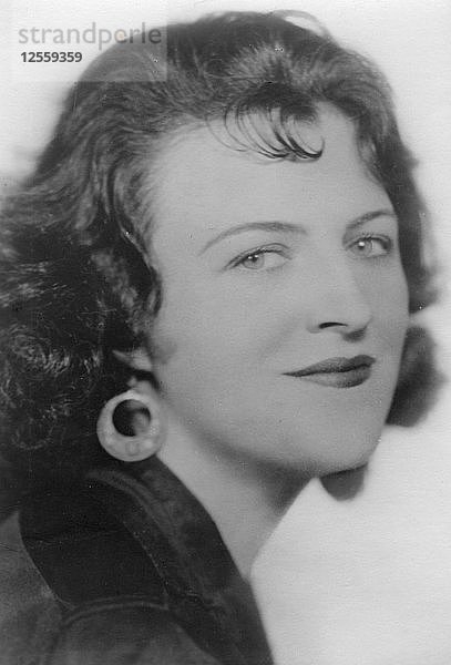Gracie Fields (1898-1979)  englische Sängerin und Komödiantin  ca. 1920er Jahre. Künstler: Unbekannt