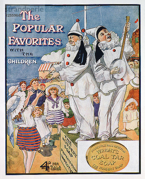 Werbung für Wrights Kohlenteer-Seife  1914. Künstler: Unbekannt