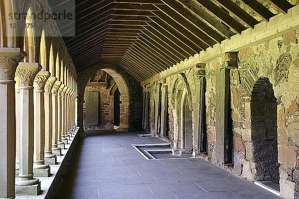 Kreuzgang der Abtei von Iona  Argyll und Bute  Schottland.