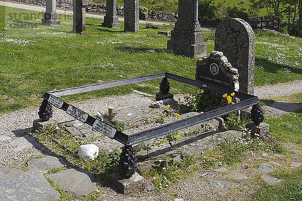 Rob Roys Grab in der Balquhidder Parish Church  Stirling  Schottland.