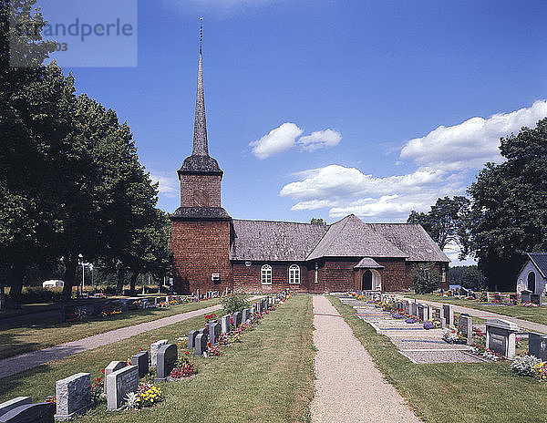 Die Kirche von Nysund  Åtorp  Värmland  Schweden. Künstler: Torkel Lindeberg