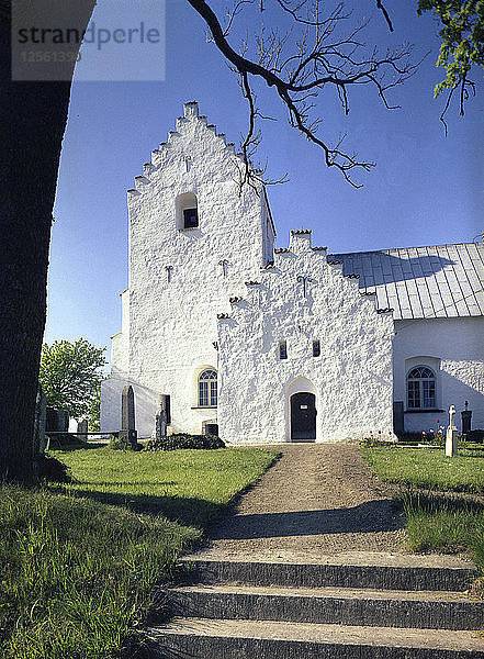 Kirche von Vitaby  Österlen  Südschweden. Künstler: Göran Algård