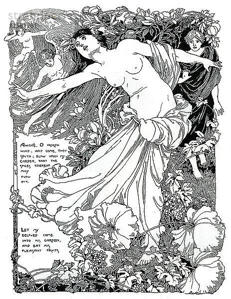 Eine Illustration für Das Hohelied Salomos  1899. Künstler: Unbekannt