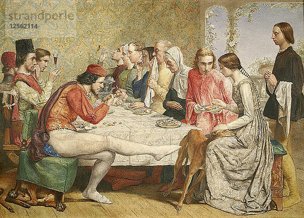 Isabella  1849. Künstler: John Everett Millais