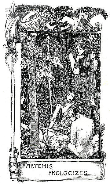 Artemis Prologizes  1898.Künstler: Byam Shaw