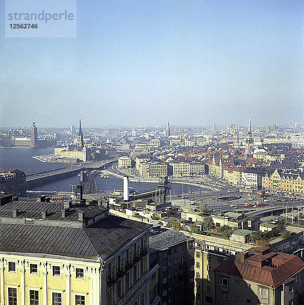 Blick über die Altstadt  Stockholm  Schweden  1960er Jahre. Künstler: Göran Algård
