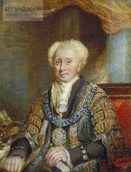 Sir John Cowan  Oberbürgermeister 1837  1838(?). Künstler: Fräulein Hibbert