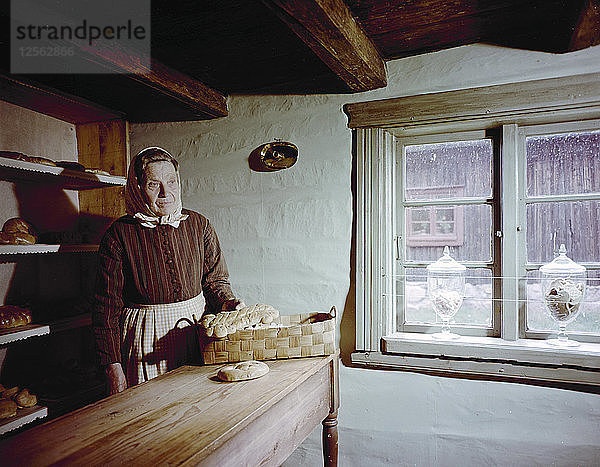Geschäft mit Brot und Gebäck  Porvoo  Finnland  1960er Jahre Künstler: Göran Algård