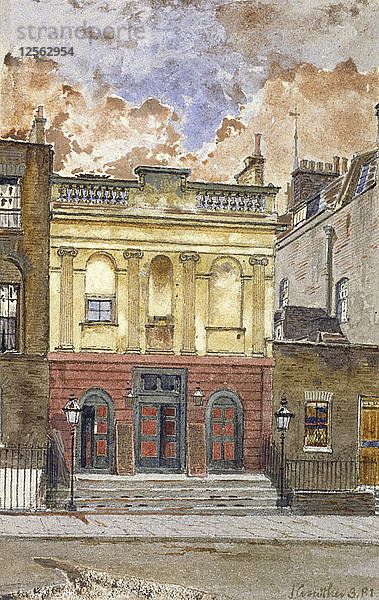 Blick auf das Kings Cross Theatre  Liverpool Street  St Pancras  London  1881. Künstler: John Crowther