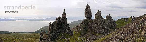 Der alte Mann von Storr  Isle of Skye  Highland  Schottland.