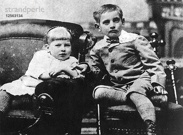 Die Kinder von Jesse James  ca. 1881-1883 (1954). Künstler: Unbekannt