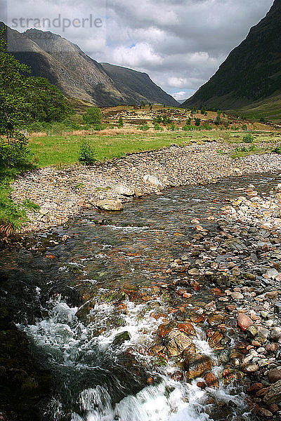 Glencoe  Highland  Schottland.