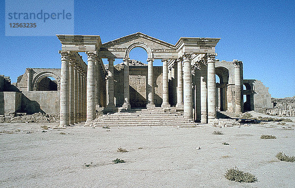 Hellenistischer Tempel  Hatra (Al-Hadr)  Irak  1977.