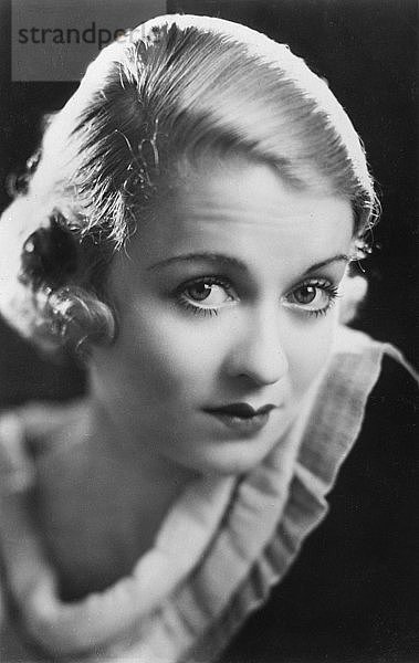 Constance Bennett (1904-1965)  amerikanische Schauspielerin  20. Jahrhundert. Künstlerin: Unbekannt