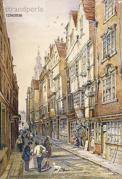 Gebäude in der Wych Street  darunter die Rising Sun Tavern  Westminster  London  um 1860. Künstler: S. Read