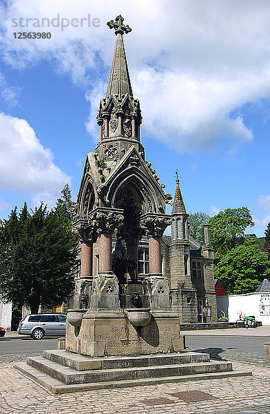 Der Atholl Memorial-Brunnen  Dunkeld  Perthshire  Schottland.